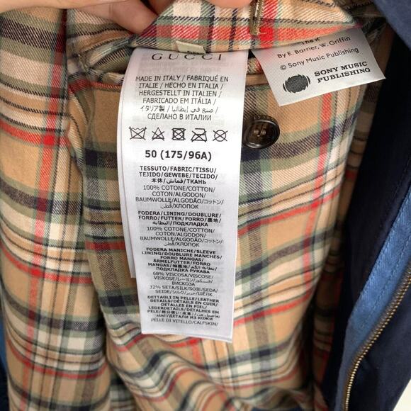 NWT Gucci Man Jacket "LIMITED EDITION" With ‘Music Is Mine’Print Size 50 - Picture 16 of 16